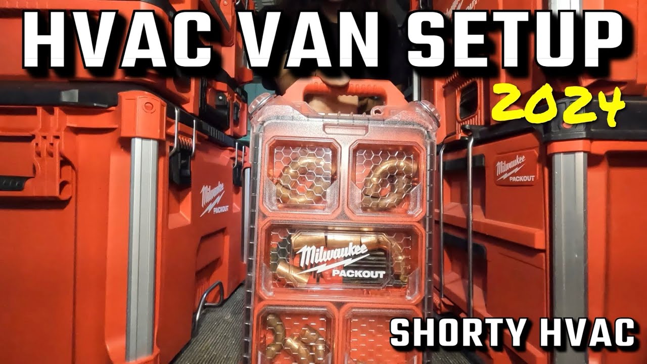 HVAC Van Setup / Tour (Utilizing Milwaukee Pack-outs)