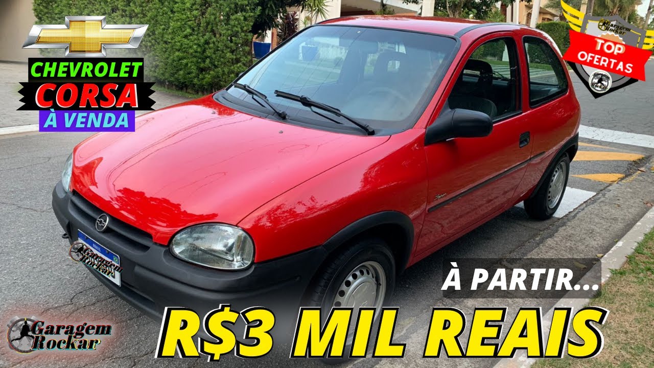 Chevrolet CORSA BARATO a venda [À PARTIR DE 3 MIL REAIS!] Top Ofertas Rockar!