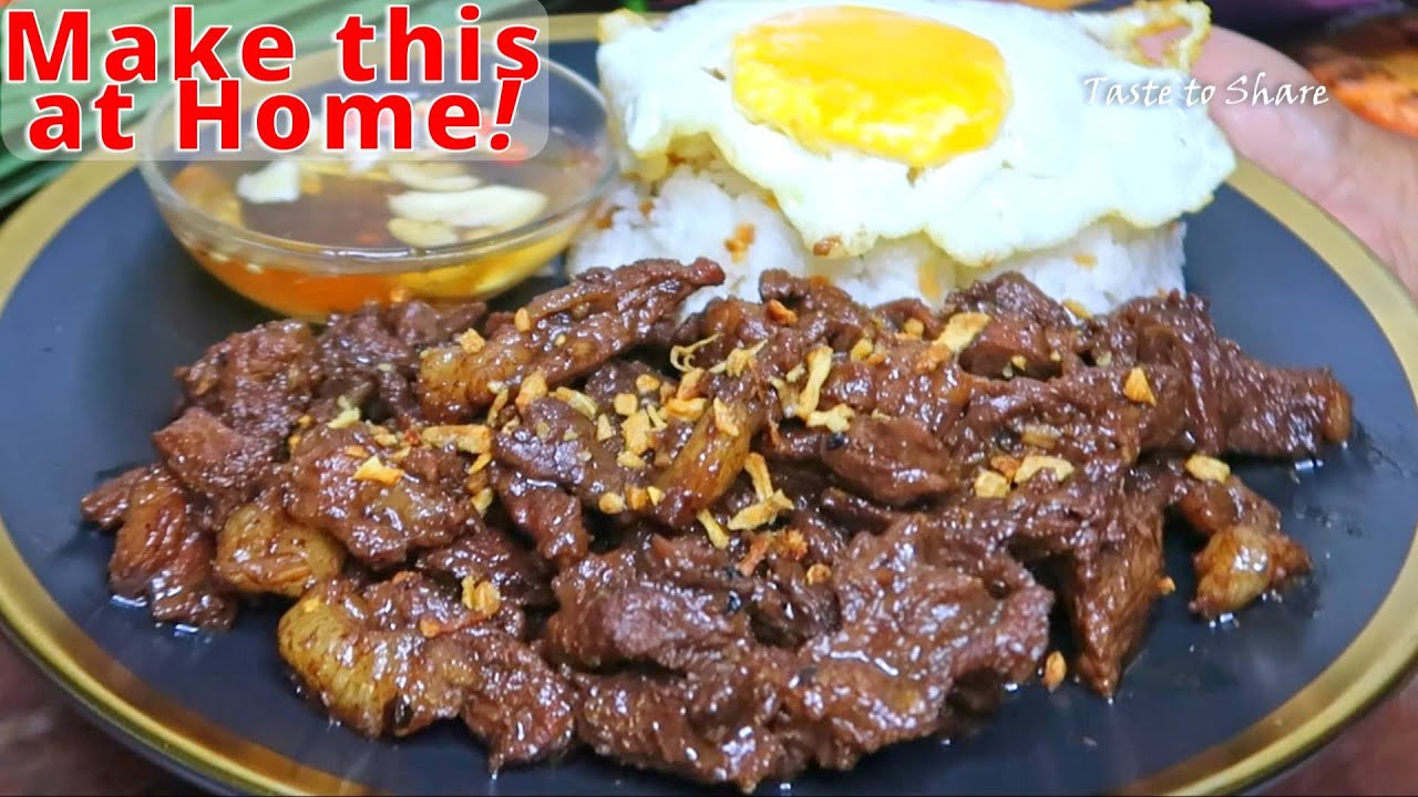 Delicious & Tender💯👌 Beef Tapsilog❗ Step by Step Best Beef Tapa Method, Beef Tapa recipe