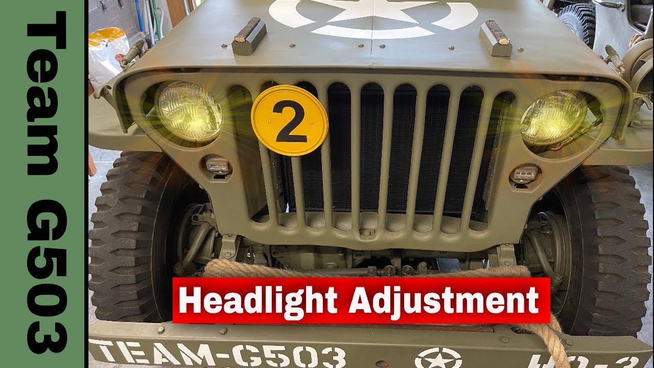 G503 Headlight Adjustment Willys MB / Ford GPW