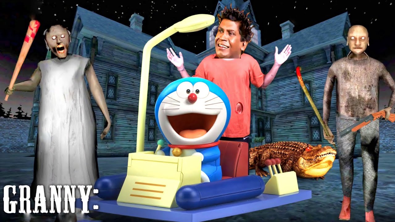 Doraremon in granny 3 mod full gameplay|On vtg!