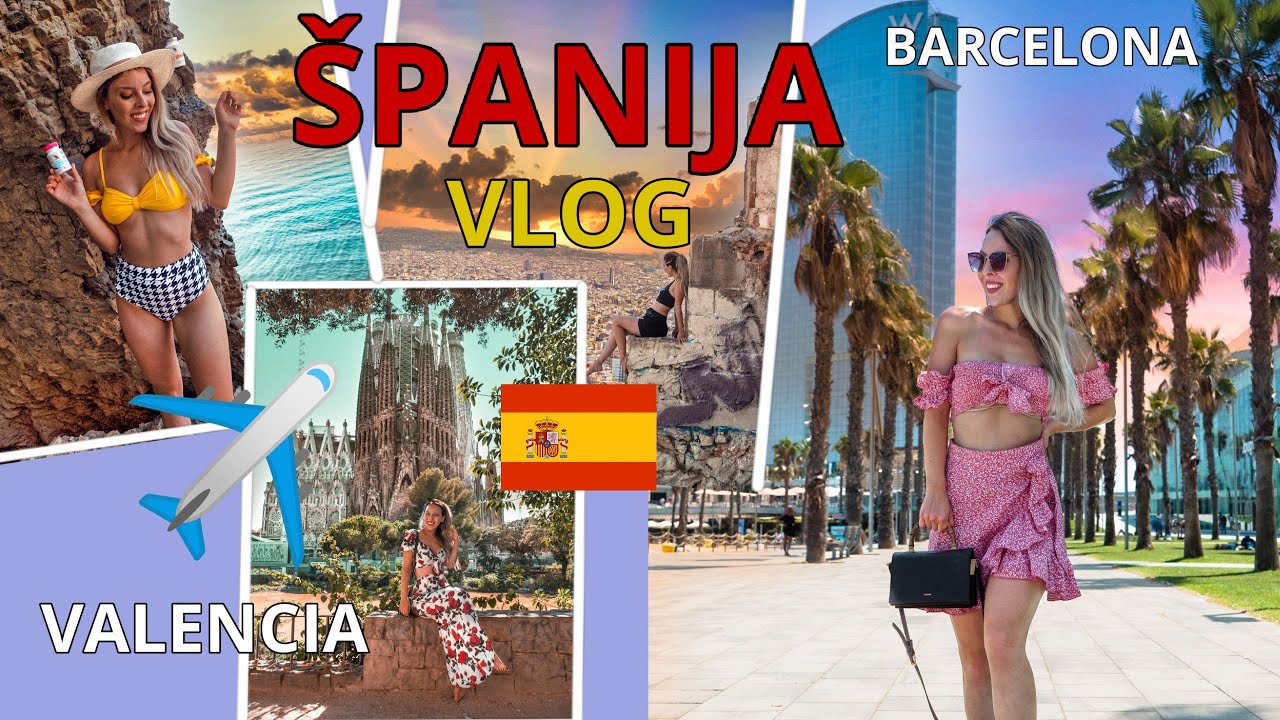 ŠPANIJA VLOG 2020 | Valencia & Barcelona TOUR 4K