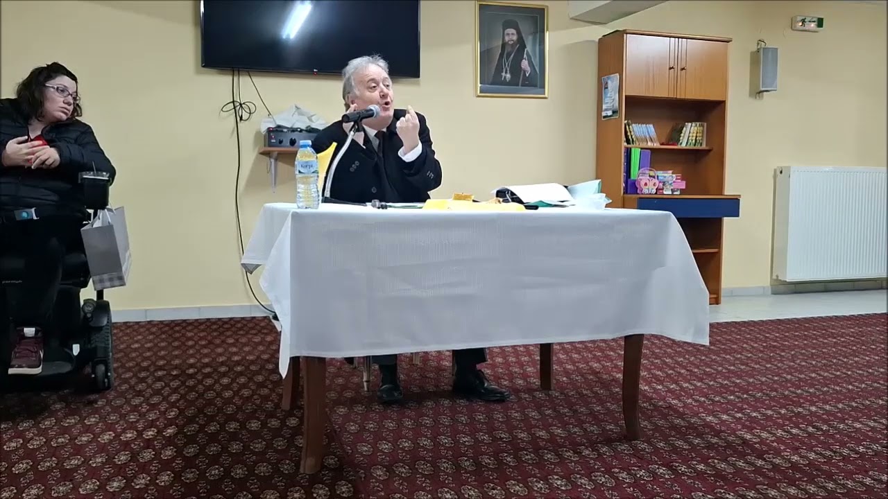 «Οδηγίες του Αγίου Παϊσίου προς τους γονείς», ομιλία του Θεολόγου Φώτη Μάλαινου στο Καινούργιο