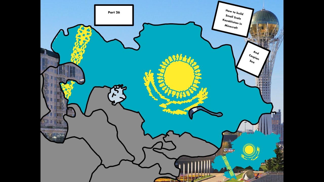 How to build Kazakhstan in Minecraft Part 26