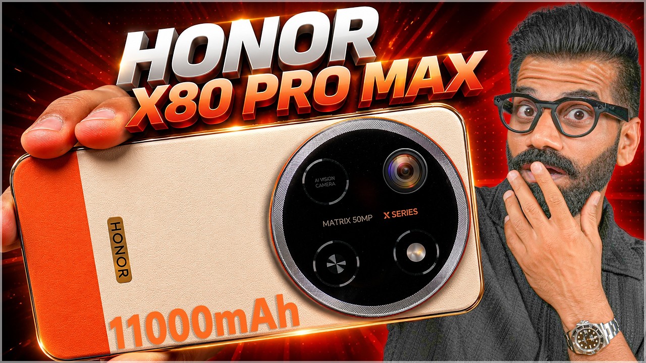 Honor X80 Pro Max Unboxing & First Look - 11000mAh Battery Smartphone!🔥🔥🔥