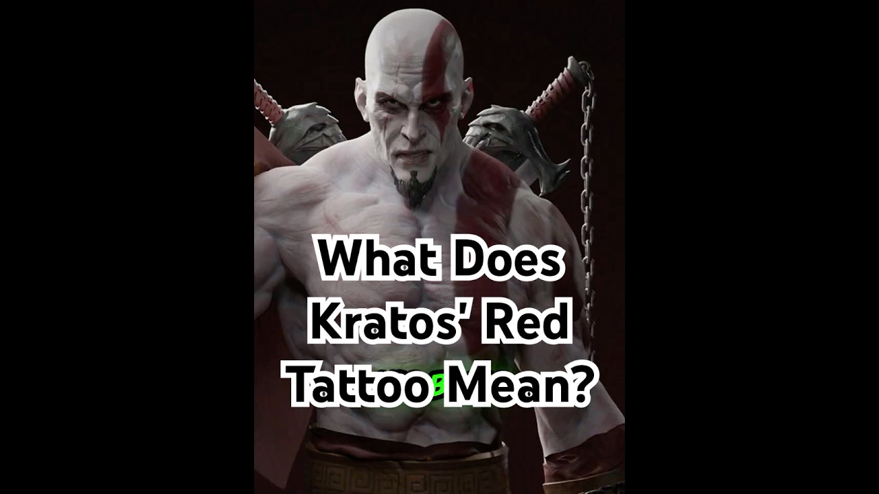 What Does Kratos' Red Tattoo Mean? #godofwar #godofwargameplay #godofwarragnarok