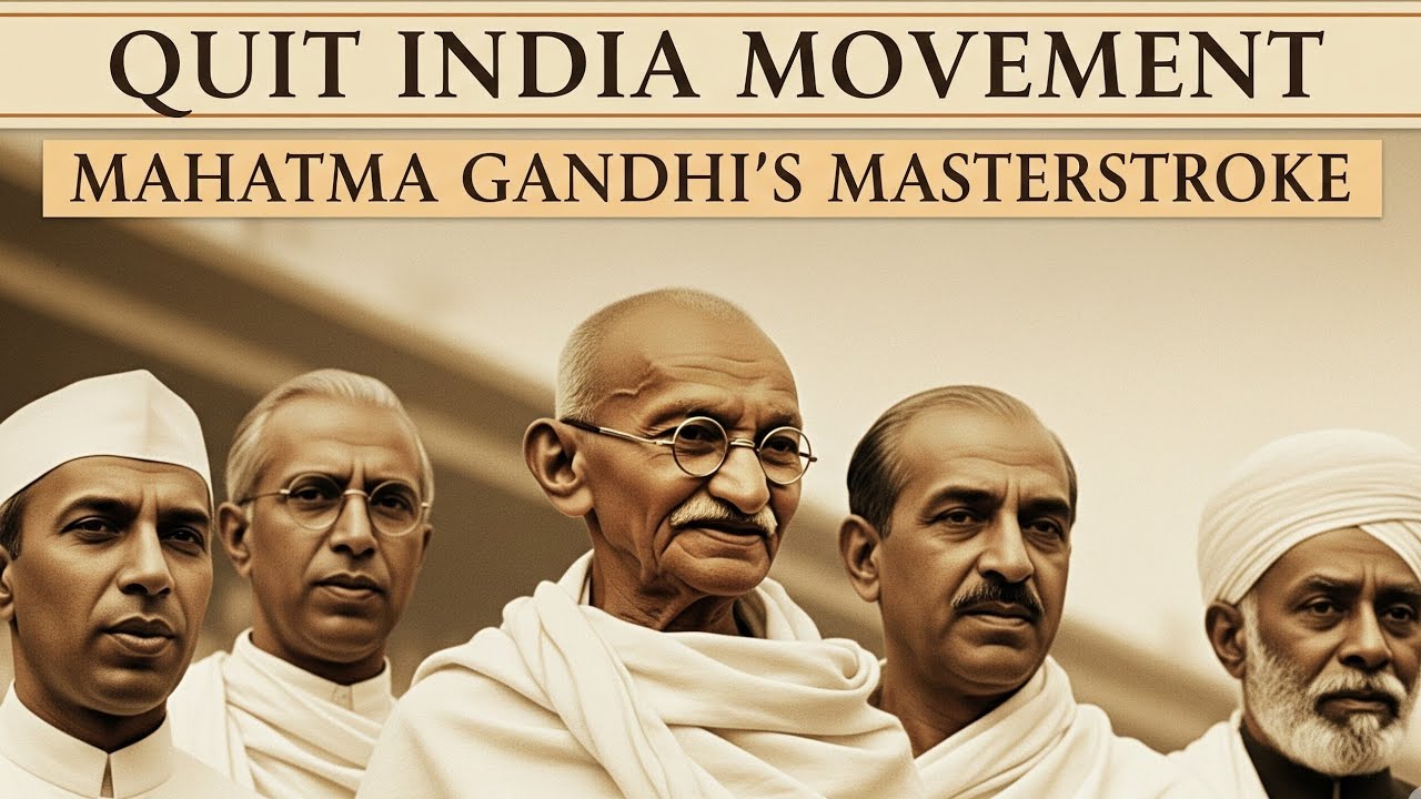 Quit India Movement 1942 | Bharat Chhodo Andolan | Do or Die | Modern History 