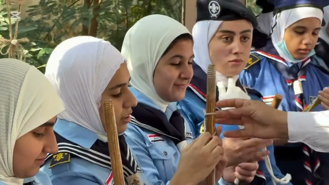 مرشدات كشافة واسط يحركون المخيم حرگ في دورة السداسي تعالووووو شوفوا