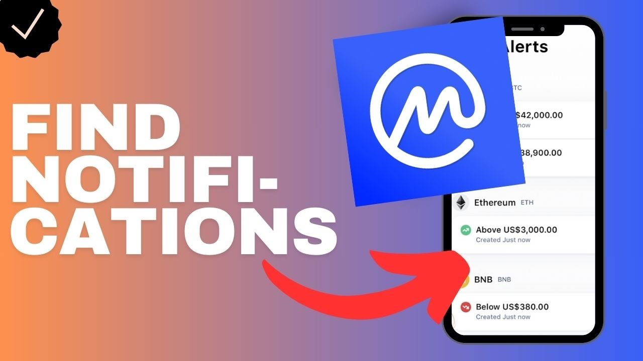 Where to find your notifications in the Coin Market app?