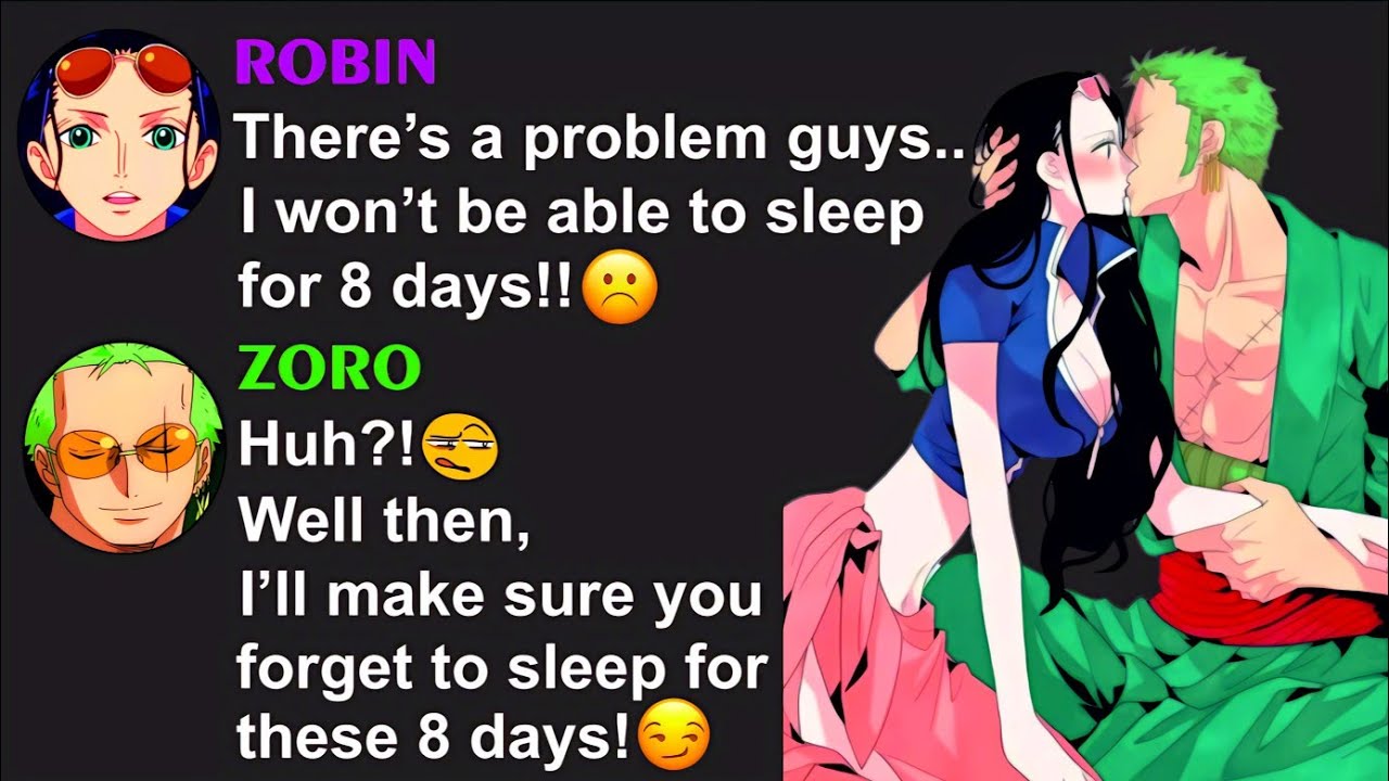 If Robin can't sleep for 8 days | One Piece discord server