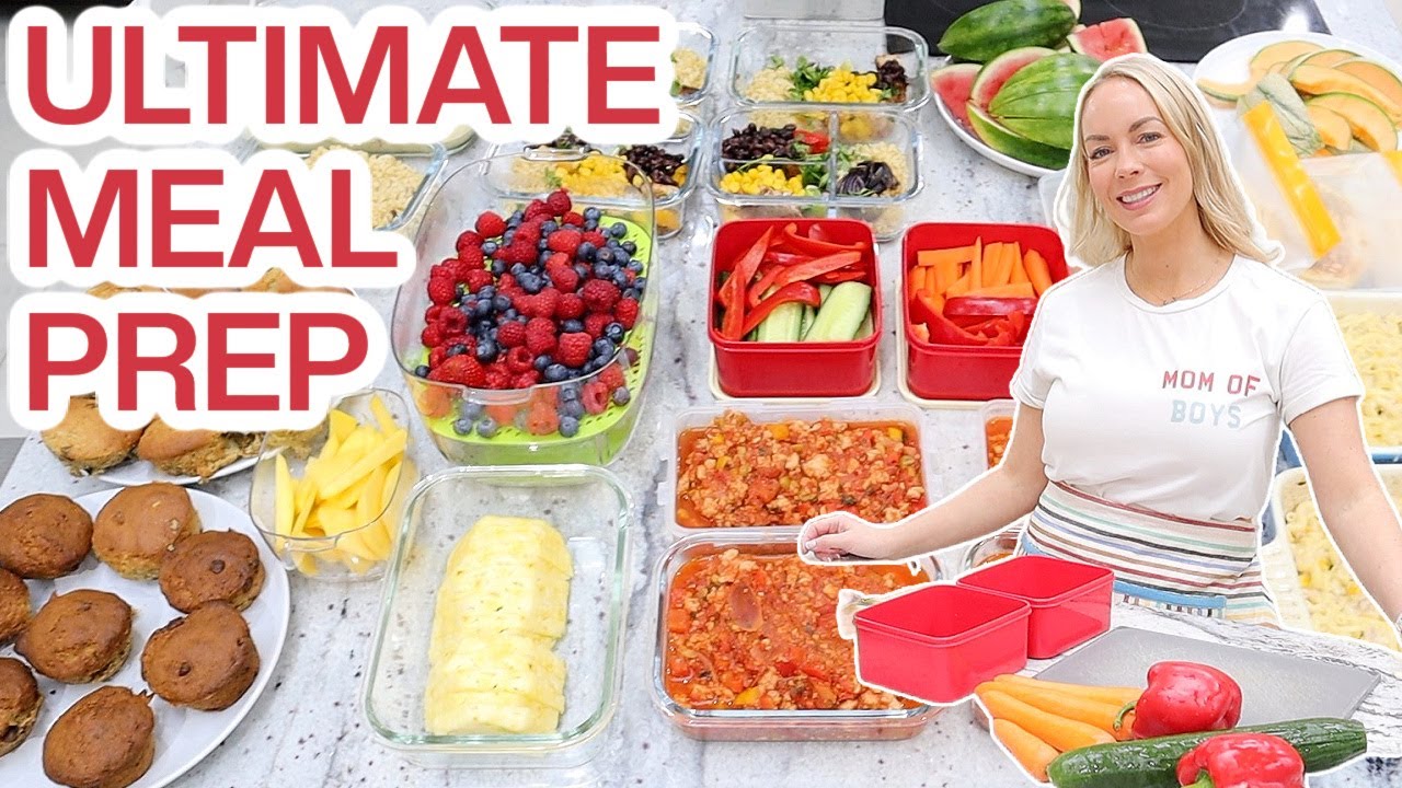 ULTIMATE FAMILY MEAL PREP | A WEEK OF MEALS DONE ✅