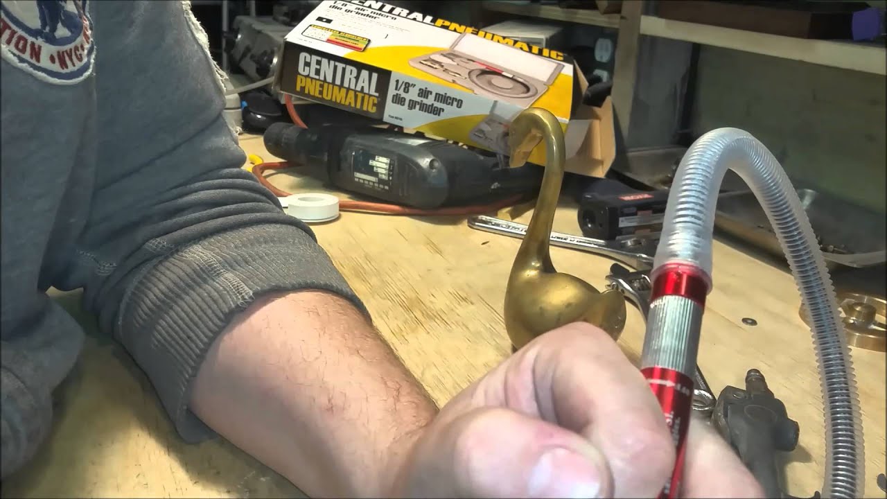 Mini pneumatic die grinder 1/8