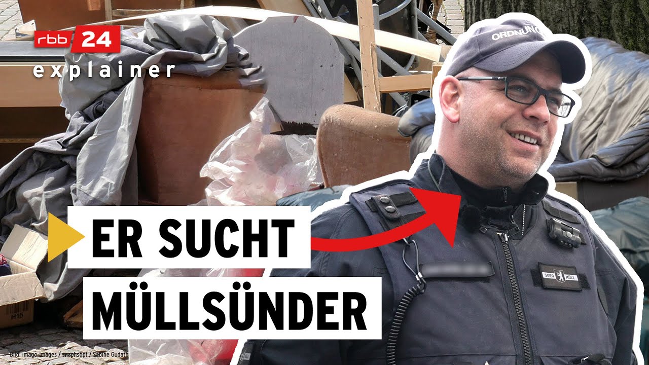 Müll in Neukölln: Die Arbeit eines Müll-Ermittlers | rbb24 explainer