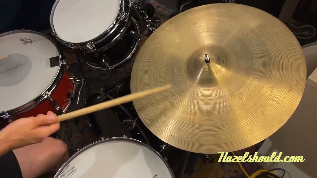 Vintage Zildjian 1960s Medium Crash Ride 18&rdquo; 1627 g