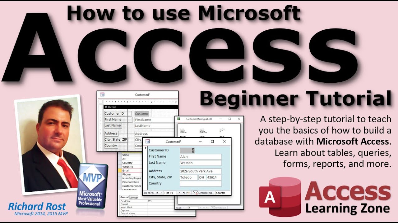 How to use Microsoft Access - Beginner Tutorial