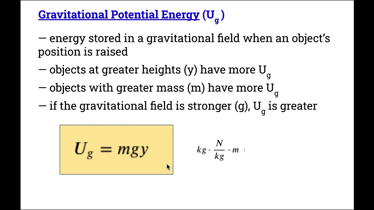 6A - types of energy