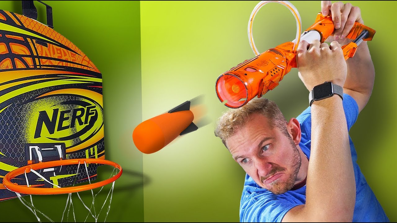 NERF Basketball Challenge!