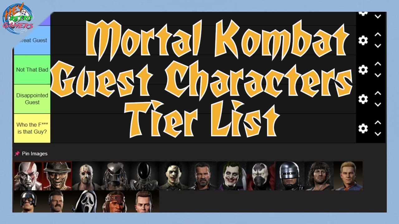 Рейтинг приглашенных персонажей Mortal Kombat