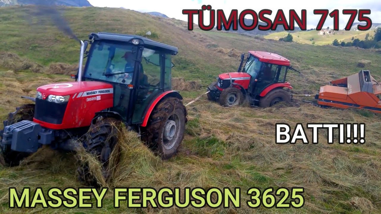 TÜMOSAN 7175 BATTI | MASSEY FERGUSON 3625 | ÇIKARABİLECEKMİ!!!