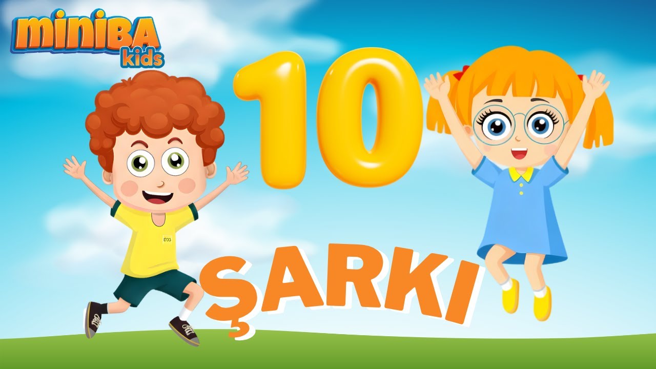 Eğlenceli Ve Eğitici 10 Çocuk Şarkısı | Miniba Kids |
