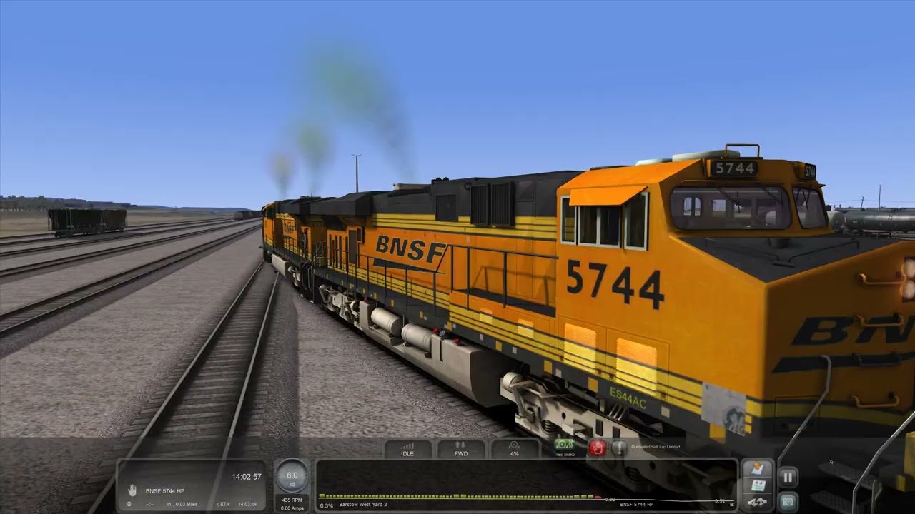 Train Simulator Classic - [GE ES44AC] - BNSF 5744 to Winslow Part 3 - 4K UHD