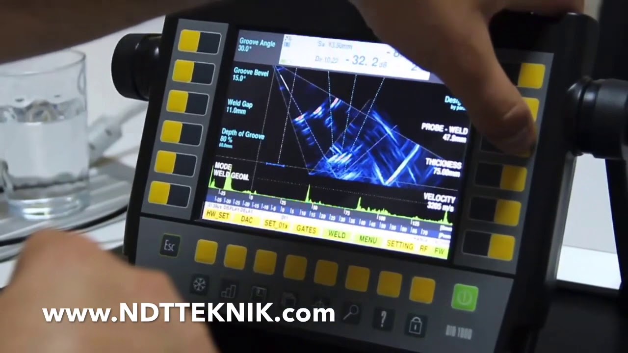 Phased Array Ultrasonik Muayene Uygulaması - info@ndtteknik.com (DIO 1000 PA)
