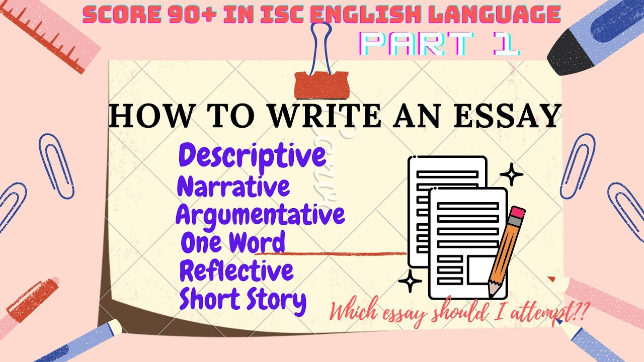 English Essay Writing (Paper I) | Class 12 ISC Board Exam |Composition| PART 1|SCORE 90+ IN ENG LANG
