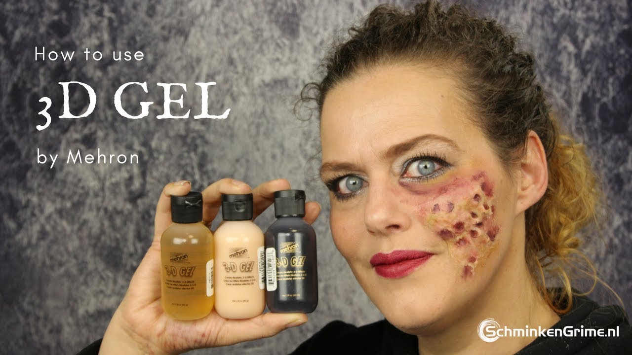 How to use Mehron 3D Gel