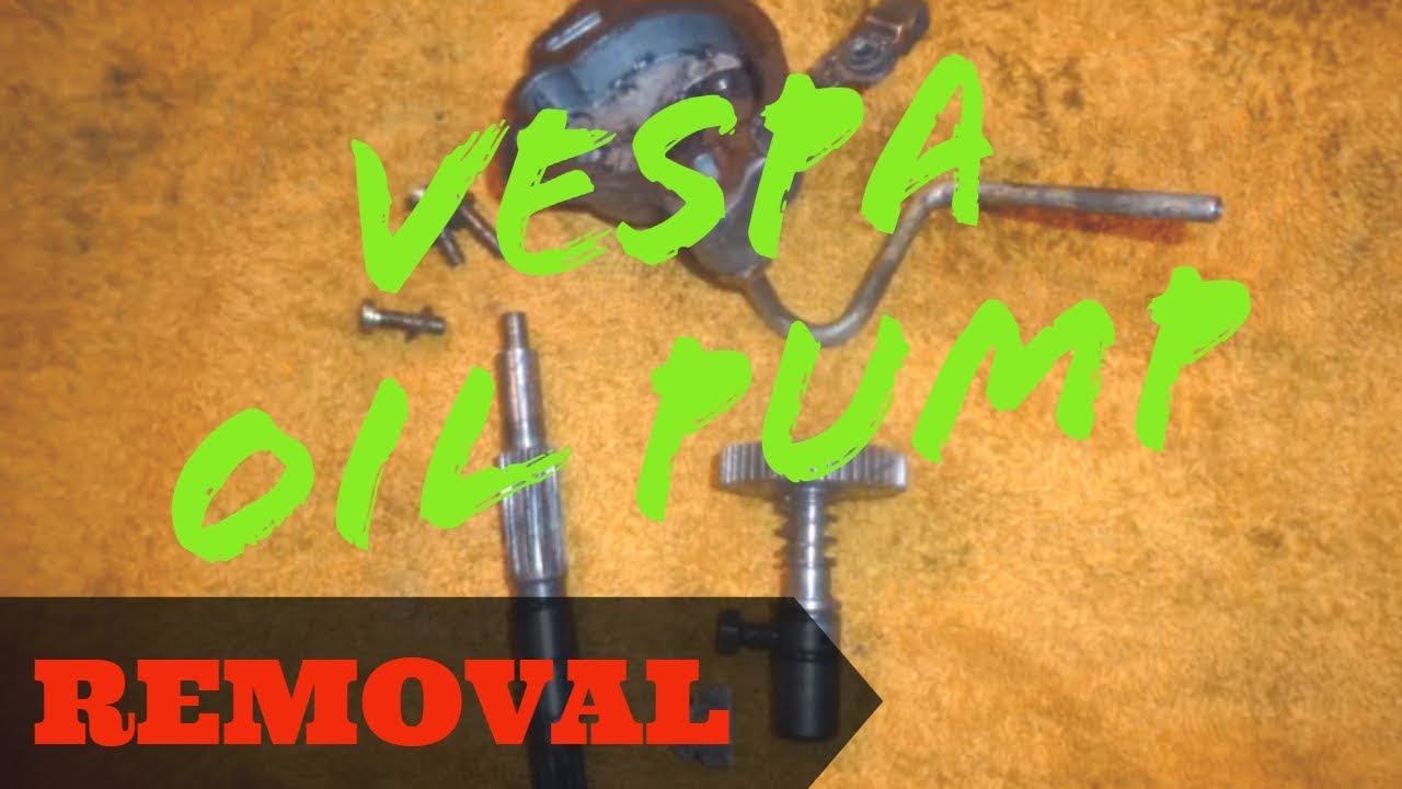 vespa OIL PUMP REMOVAL tutorial / si carb / FMPguides