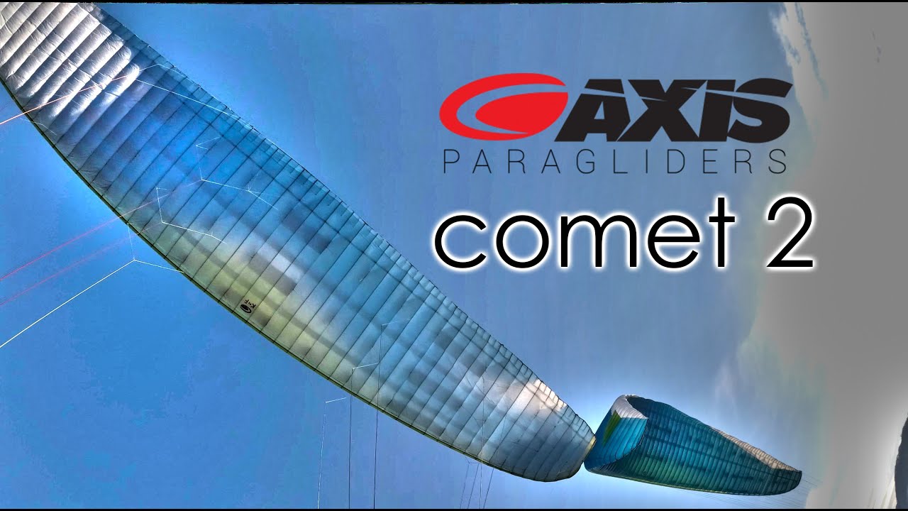 Old paraglider Axis Comet 2 comeback! 60FPS