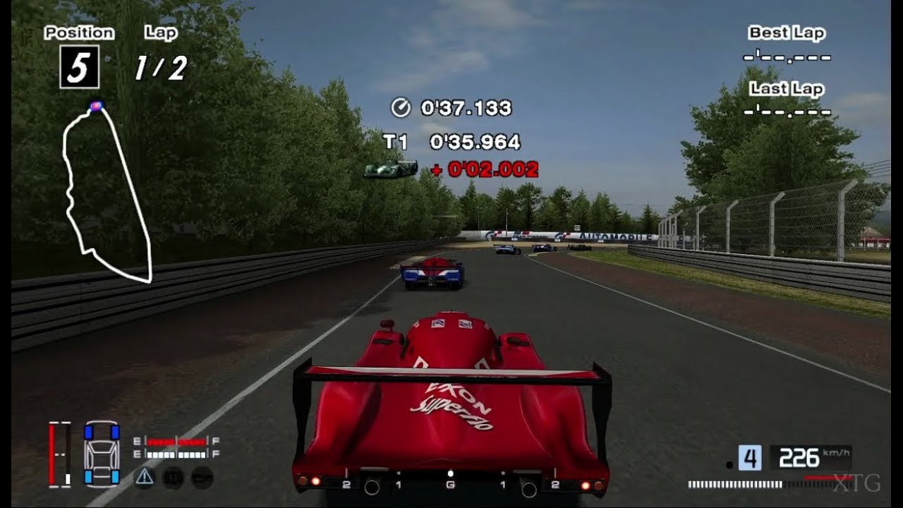 [#1193] Gran Turismo 4 - Toyota GT-ONE Race Car (TS020) '99 Hybrid PS2 Gameplay HD