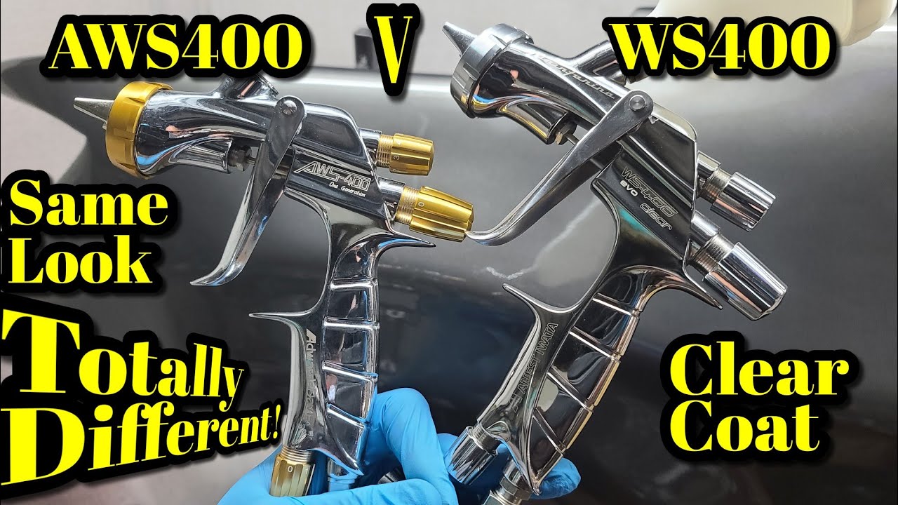 Adwards Davis AWS400 v WS400 Iwata Clear Coat 