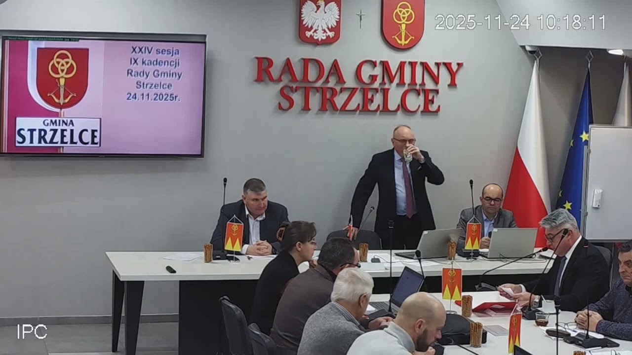 XXIV sesja IX kadencji Rady Gminy Strzelce 24.11.2025r.