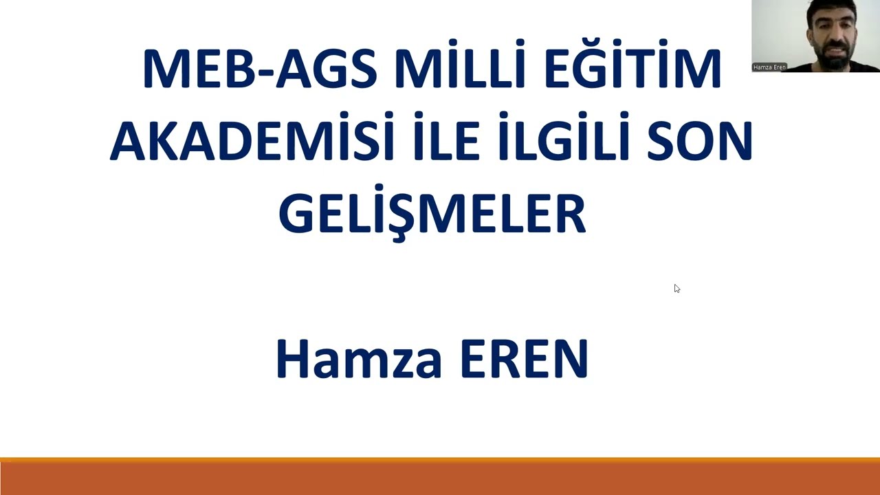 2025-MEB-AGS MİLLİ EĞİTİM AKADEMİSİ SON GELİŞMELER- Hamza EREN #ags #&ouml;ğretmen #MilliEğitimAkademisi