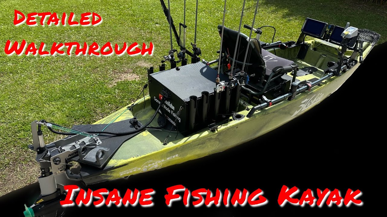 Fully Rigged Fishing Kayak!  2024 Tournament Kayak Walkthrough.