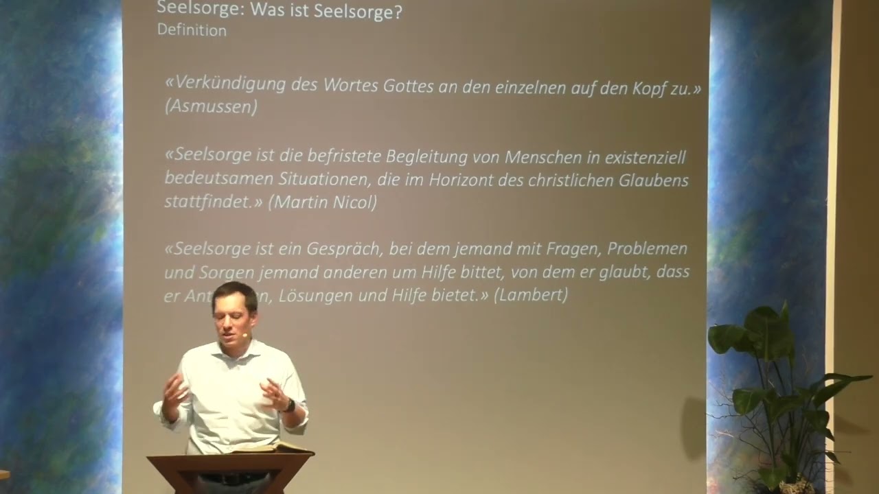 10.02.2026 | Bibelseminar |Seelsorge, Teil 1 | Pfr. David Jany