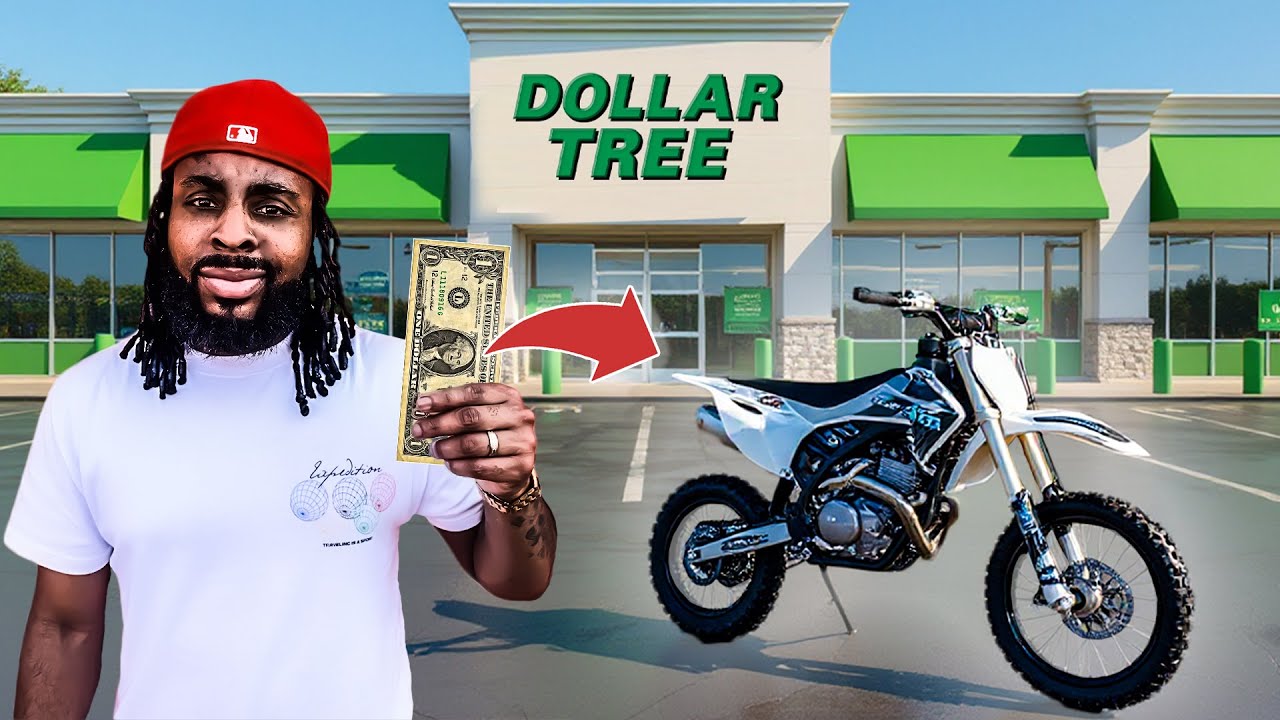 MAKING A CHEAP TEMU DIRT BIKE BETTER WITH DOLLAR TREE PARTS