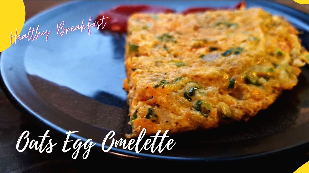 Oats Egg Omelette | Healthy Breakfast Ideas | Diet Food | Omelette Recipes | Oats Recipe #weightloss