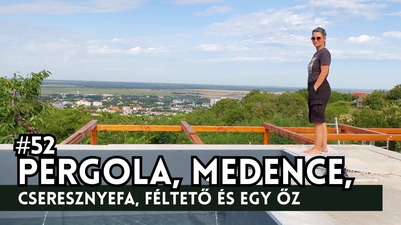 Kiscsacska #52 - Pergola, medence, cseresznyefa, féltető és egy őz