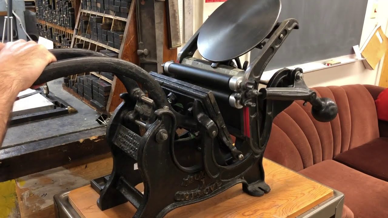 The Model One Improved Letterpress