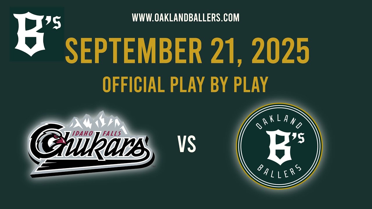 September 21th, 2025 Oakland Ballers - Official Audio Stream - Game 5 in the Championship Series