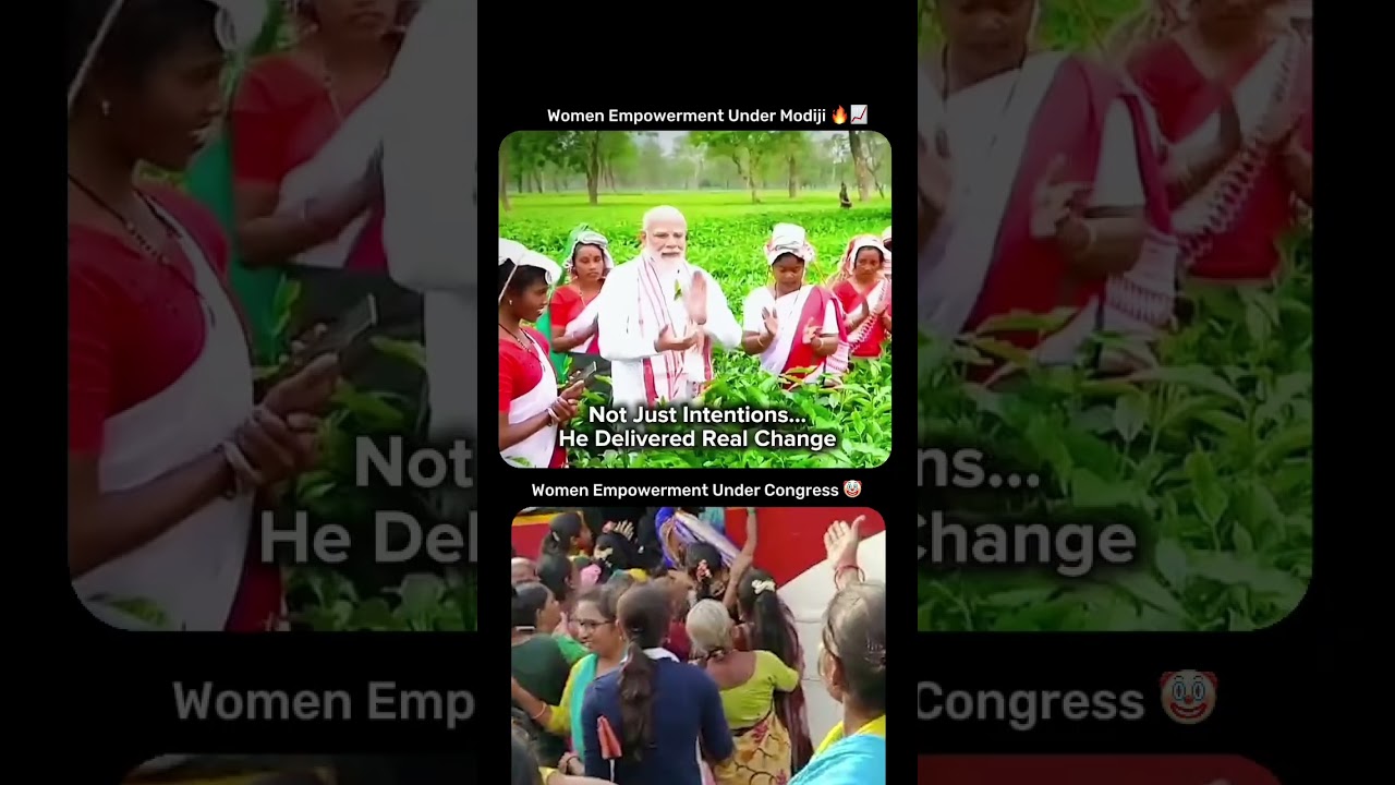 Nari Shakti: Modi Era🔥 vs Congress Rule 🤡