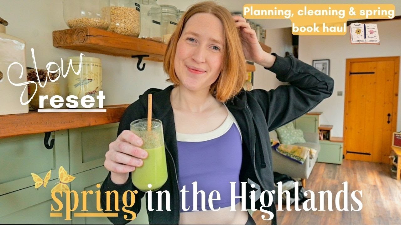 SPRING RESET - seasonal planning, cleaning tiny house & spring book haul