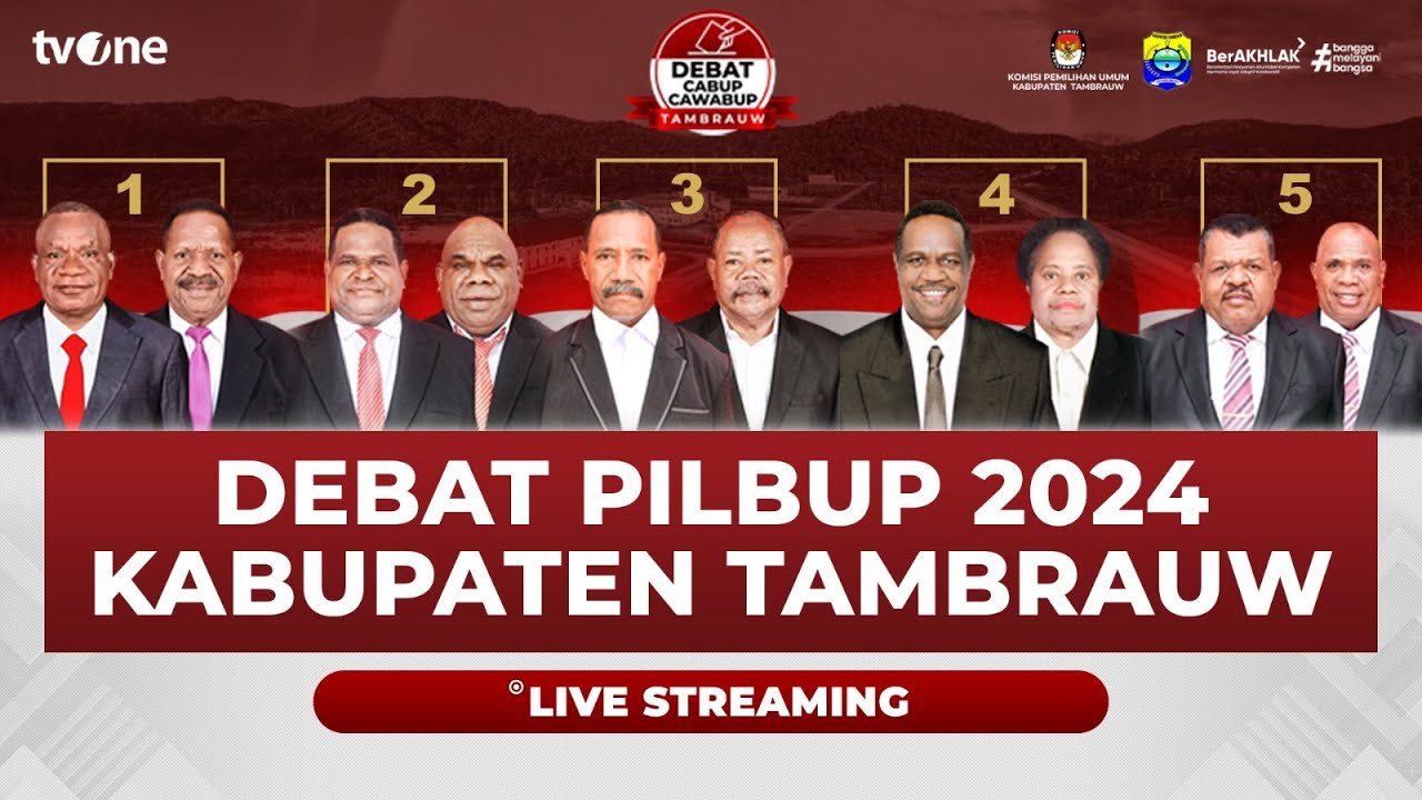 [LIVE] Debat Publik Kedua Calon Bupati dan Wakil Bupati Kabupaten Tambrauw | tvOne