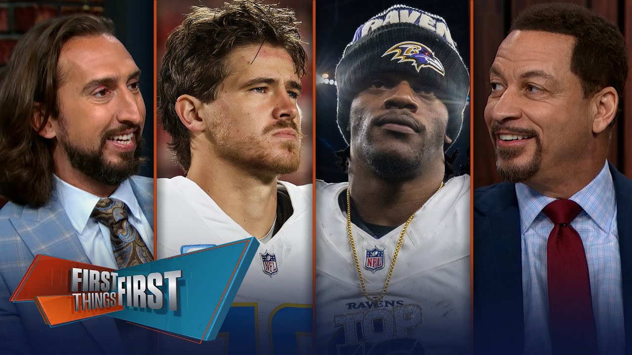 Herbert’s status as an elite QB is ‘on the line’, Is Lamar a good pure passer? | FIRST THINGS FIRST