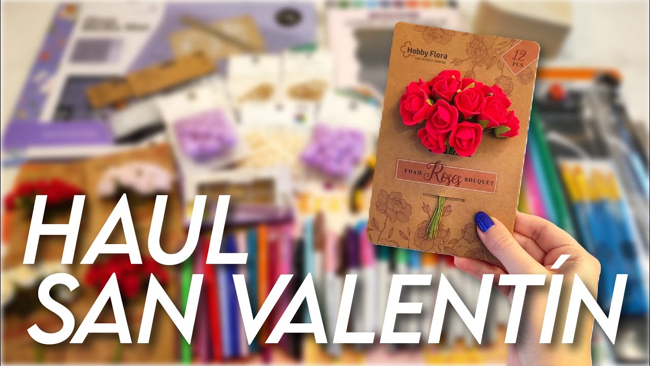 Unboxing | Haul de papelería para San Valentín y manualidades | Tiendas Action + Amazon Basics