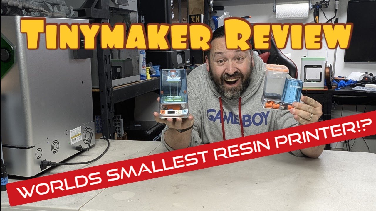 Самый маленький в мире фотополимерный принтер изменил всё (обзор TinyMaker)