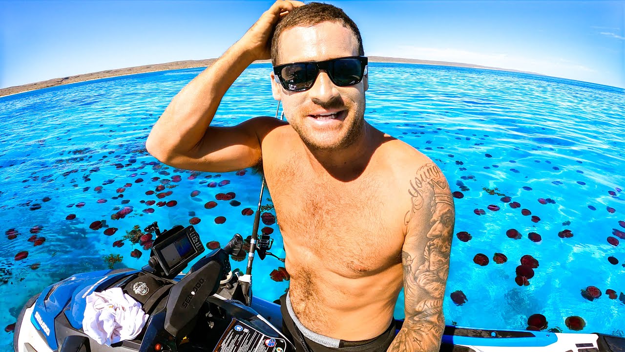 Swimming into 100,000 Jellyfish THAT STING!