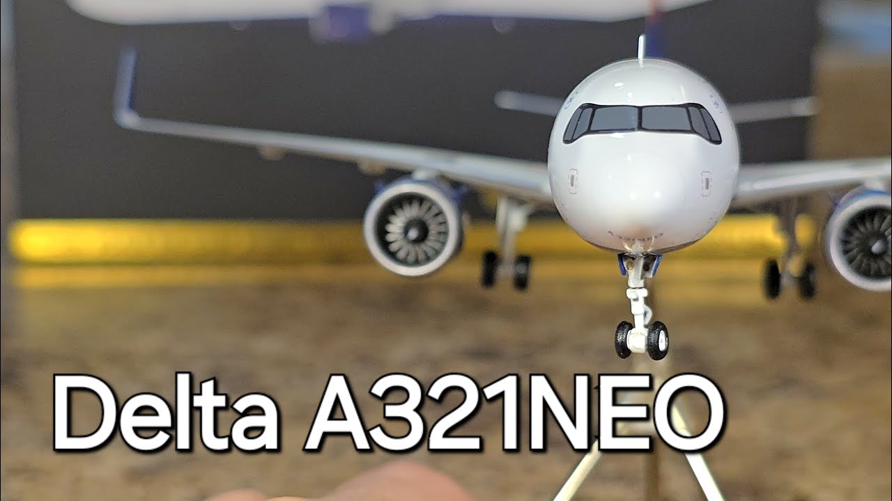 Gemini Jets 1/200 Airbus A321NEO Delta Unboxing + Comparison 4K
