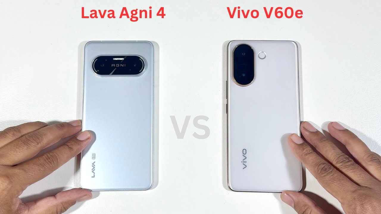 Lava Agni 4 vs Vivo V60e Speed Test and Camera Comparison